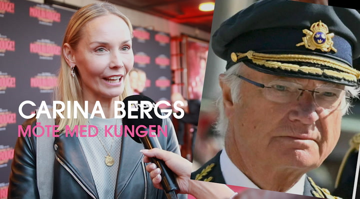Carina Bergs möte med kungen: ”Jag smiter nu”