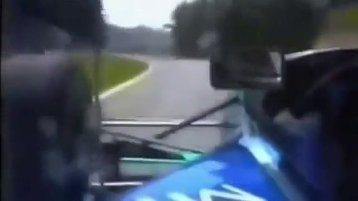 El choque de Senna, transmitido por la televisión francesa - Fuente: Sports.fr