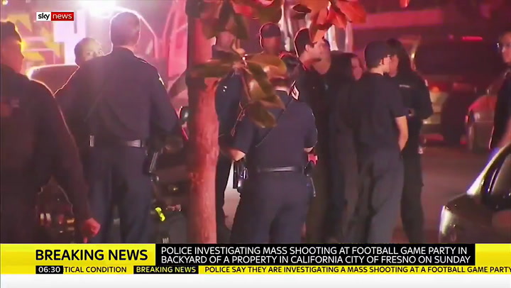 Así fue el operativo luego del tiroteo en California - Fuente: Sky News