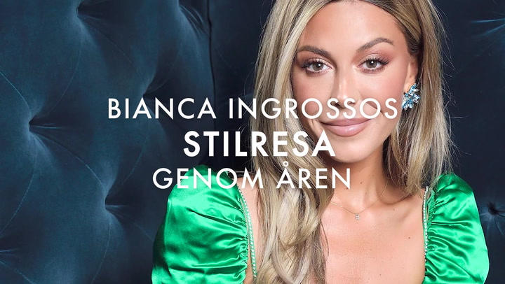 Bianca Ingrossos stilresa genom åren