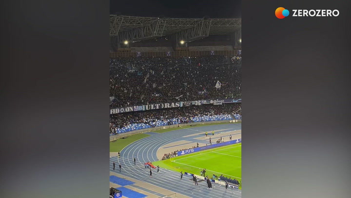 Adeptos do Napoli faziam a festa? antes da bola entrar: o golo de Osimhen contra o SC Braga