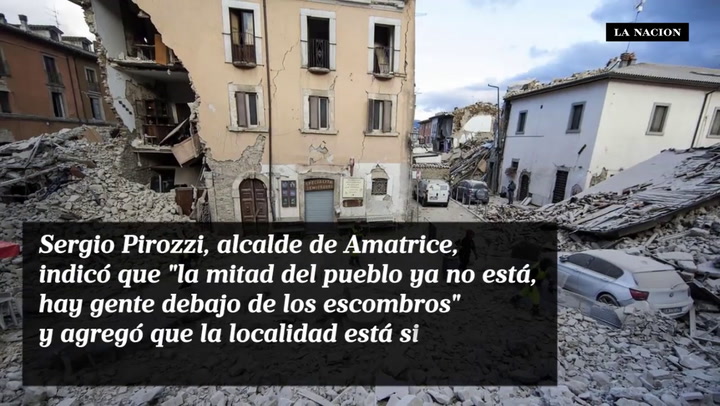 Testimonios del terremoto en Italia
