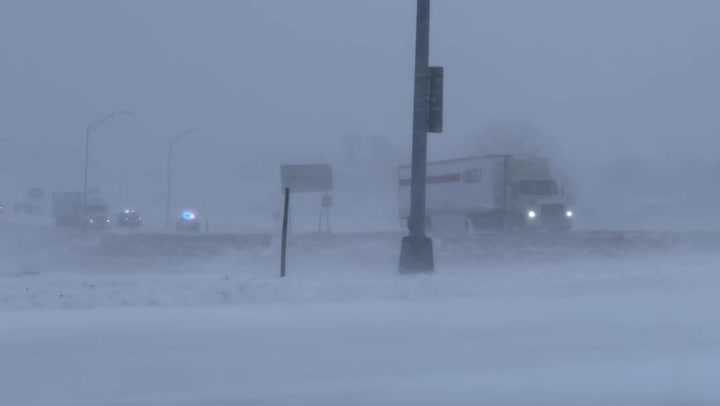 Drivers face dangerous road conditions in Nebraska as major snow storm hits