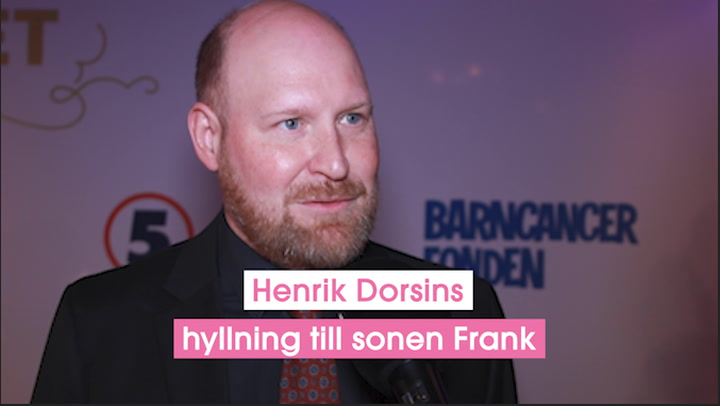 Henrik Dorsins hyllning till sonen Frank