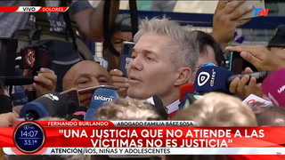 Fernando Burlando tras el veredicto por el crimen de Fernando Báez Sosa: "La Justicia débil y contemplativa no es Justicia"