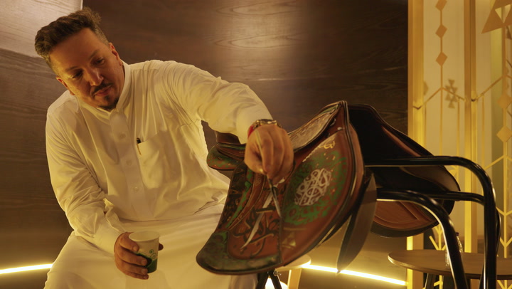 Horse saddle artist reveals how Saudi culture inspires him