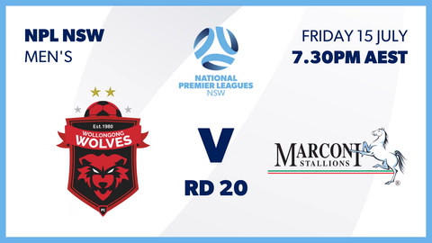 Wollongong Wolves FC First Grade v Marconi Stallions FC First Grade