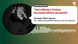 Fernando “Chino” Navarro: “Entre Alberto y Cristina hoy manda Alberto claramente”