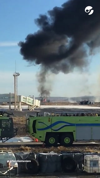 Un avión se estrelló en el aeropuerto de Río Grande: cuatro personas murieron