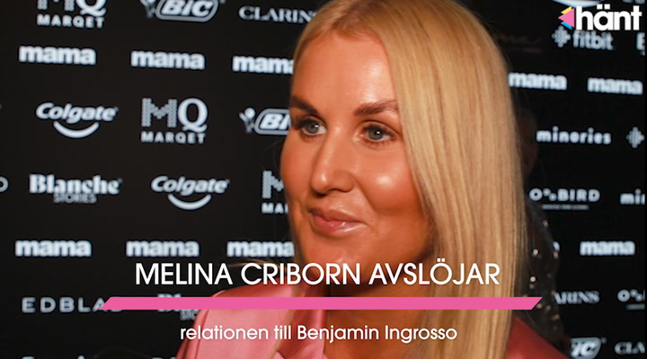 Melina Criborn om Benjamin Ingrosso: ”Sover fortfarande över”