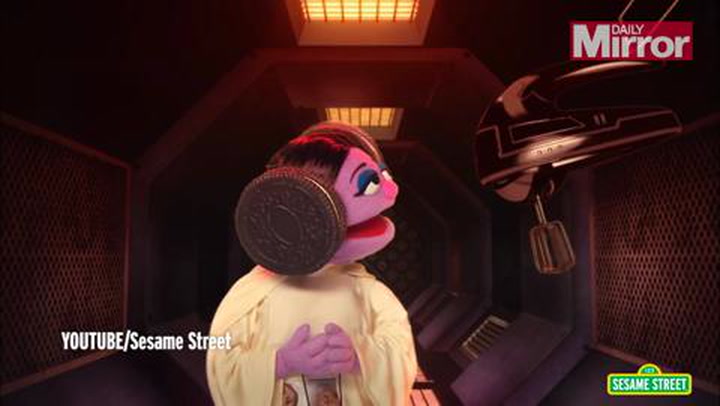 Sesame Street does Star Wars: Watch Flan Solo battle Darth Vader in ...