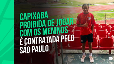 Nicoly Almeida, de São Mateus, é agora jogadora do time paulista