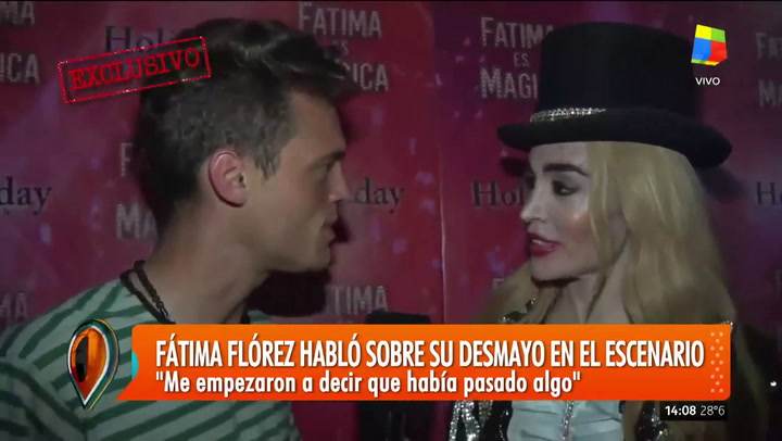 Fátima Florez habló sobre su caída en el escenario - Fuente: América