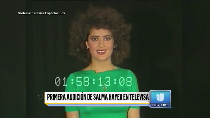 El primer casting de Salma Hayek para Televisa - Fuente: Univisión