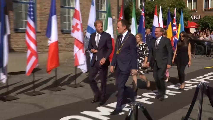 Prince Harry arrives in Düsseldorf for start of 2023 Invictus Games