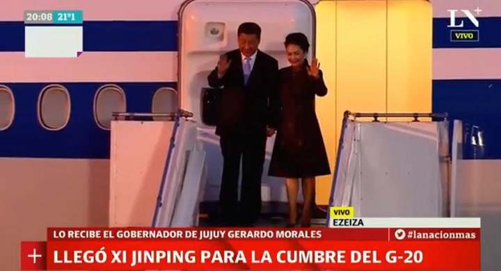 La llegada de Xi Jinping al país