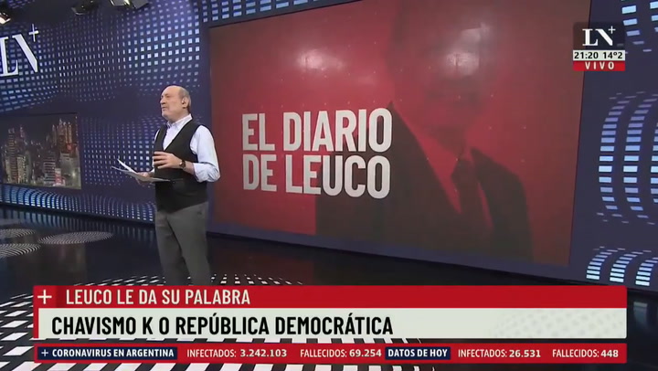 Alfredo Leuco: 'Tenemos que elegir entre chavismo k o república democrática'