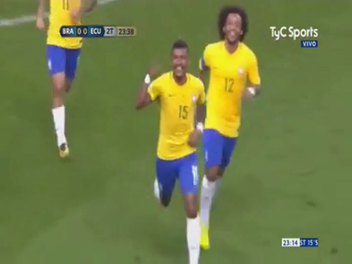 Fecha 15: Brasil 2 vs. Ecuador -0 (31 de agosto)