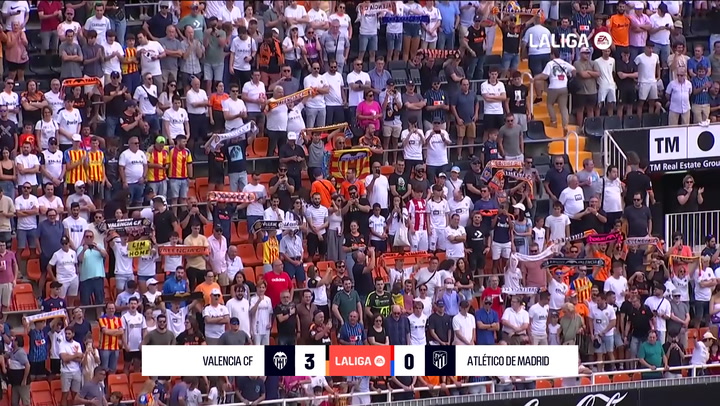 LaLiga EA Sports (Jornada 5): Valencia 3-0 Atlético de Madrid