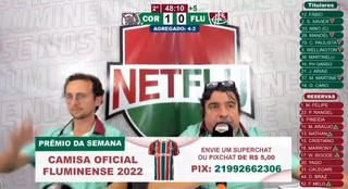 La furia del periodista de Fluminense por un gol en contra de Felipe Melo