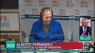 Alberto Fernández: "Mi problema no es Cristina. Mi problema es ver que crece una derecha que niega derechos"