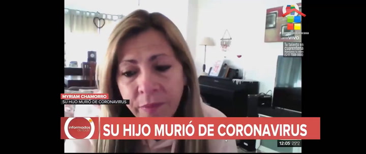 El llanto de Guillermo Andino por la muerte de un joven con coronavirus - Fuente: América TV