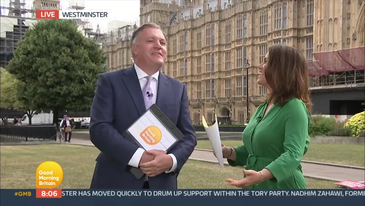 Ed Balls dances as ‘Bye, Bye Boris’ inadvertently airs live on GMB