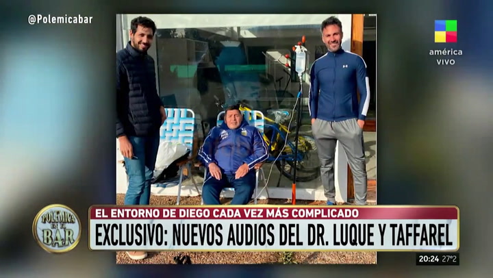 Si filtraron nuevos audios de Leopoldo Luque y Nicolas Taffarel sobre Maradona - Fuente: América TV