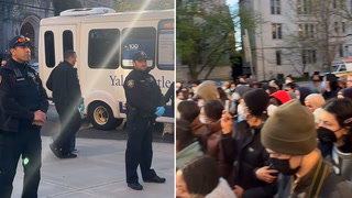 Pro-Palestine protesters arrested on Yale campus after encampment