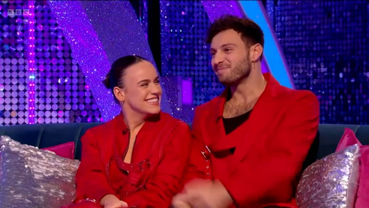 Strictly's Ellie Leach and Vito Coppola react to Tom Hiddleston's praise for the pair