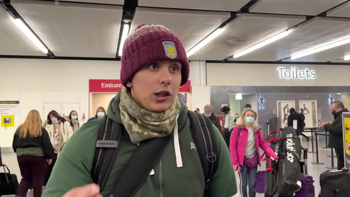 Advice to flee Ukraine 'caused panic', says British citizen leaving Ukraine