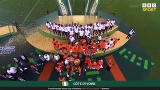 Ivory Coast lift AFCON trophy after late winner from Sébastien Haller	