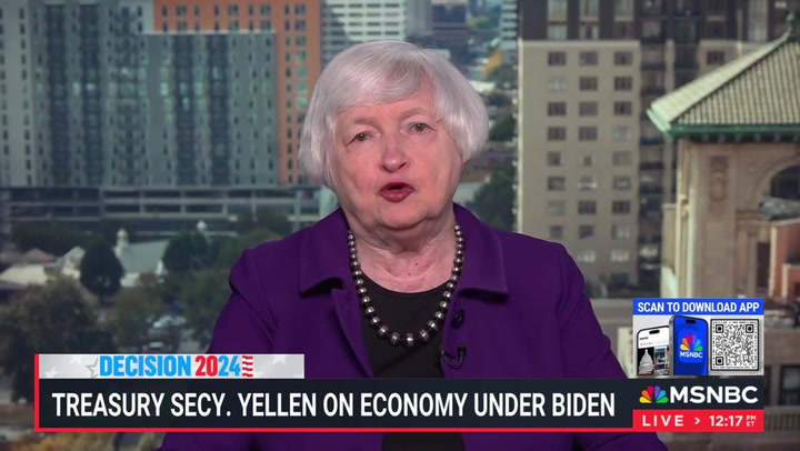 Yellen: China Wants to Dominate Green Tech, We Want to 'Play a Role' on Green Tech