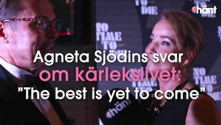 Agneta Sjödins svar om kärlekslivet: ”The best is yet to come”