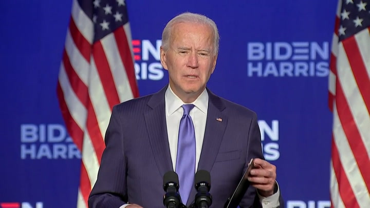 Biden confía en la victoria y dice que 'es hora' de que EEUU se una como nación - Fuente: AFP