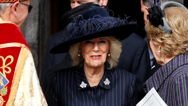 Queen Camilla attends memorial service but William absent due to personal matter
