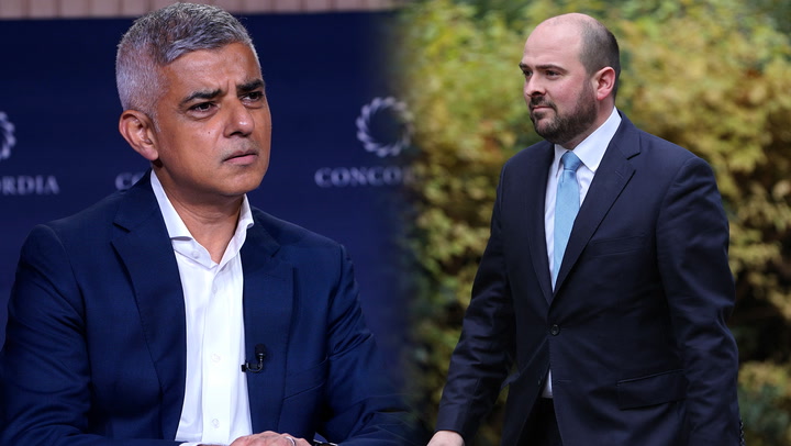 Moment Tory party chair squirms over misleading attack on Sadiq Khan