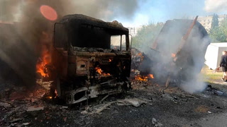 Ataque ruso en la ciudad ucraniana de Bakhmut