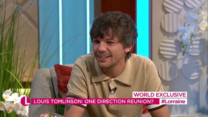 Louis Tomlinson teases One Direction reunion