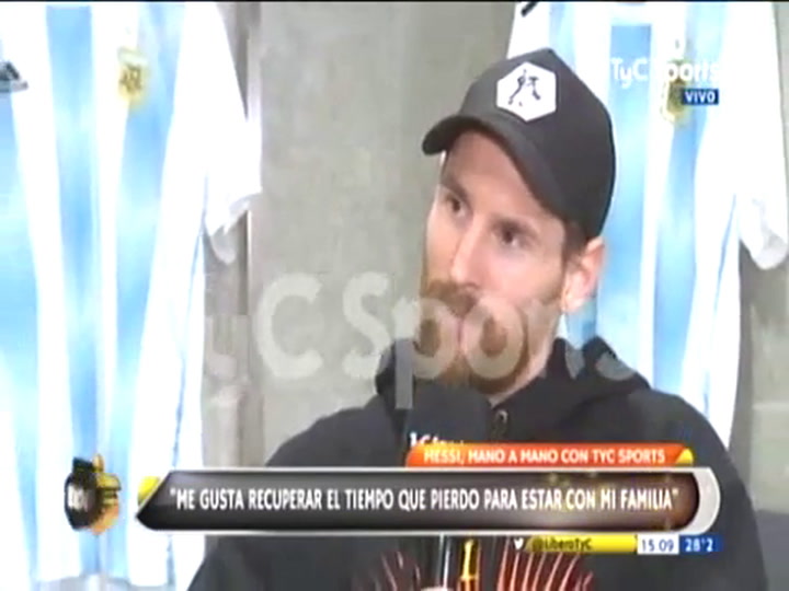 Lionel Messi: 'La selección argentina es distinta a todo'