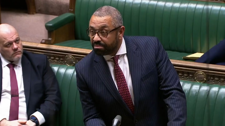 Cleverly issues Commons apology as he insists derogatory jibe was aimed at MP