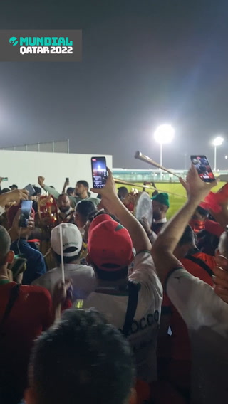 Mundial de Qatar 2022: el festejo de los marroquíes tras el batacazo ante Bélgica