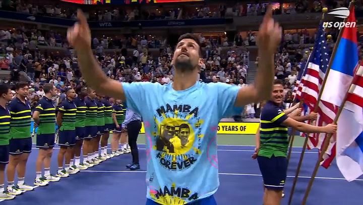 Novak Djokovic pays tribute to Kobe Bryant after US Open win