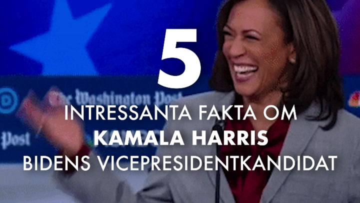 5 intressanta fakta om Kamala Harris