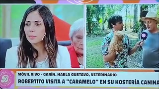 Romina reaccionó luego de que el veterinario le diga que no cree que pueda adoptar a Caramelo