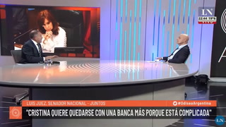 Luis Juez, contra Cristina Kirchner: “Es difícil que le abran la caja fuerte a tu hija y le encuentren cinco palos y medio verdes”