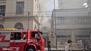 Se incendia el hospital Santa Lucía: ya evacuaron a los pacientes