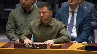 Zelenski dice en el Consejo de Seguridad que la invasión rusa es una "agresión criminal"