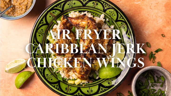 Air Fryer Caribbean Jerk Chicken Wings