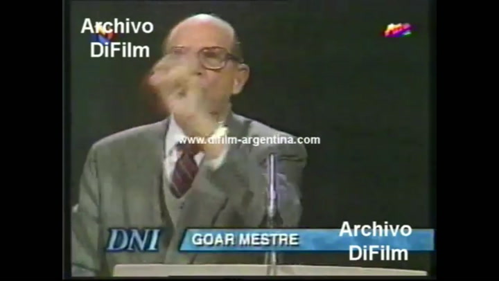 Goar Mestre sobre la televisón - Fuente: Archivo Difilm